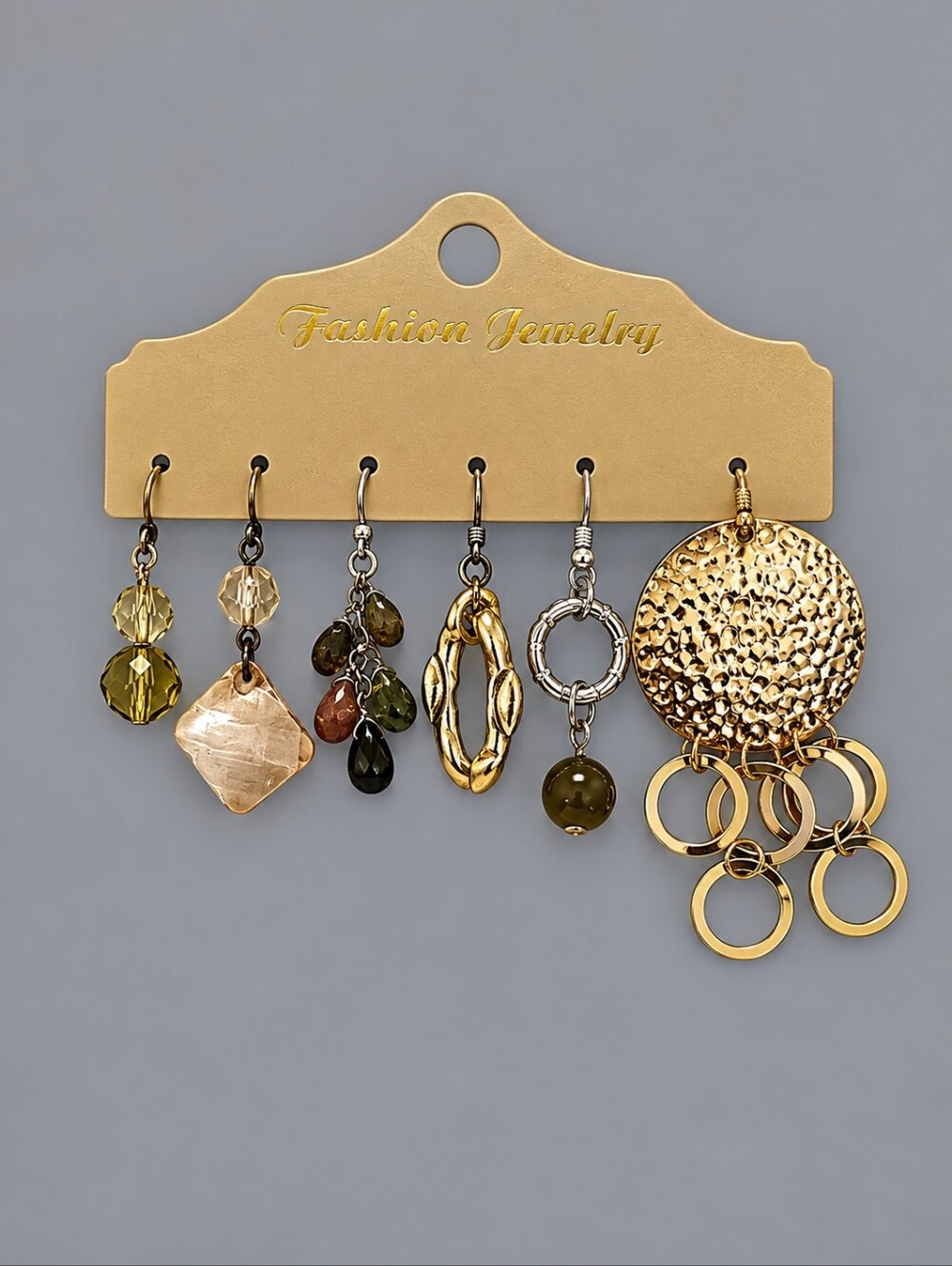 Vintage Six Single Boho Dangle Earring Set